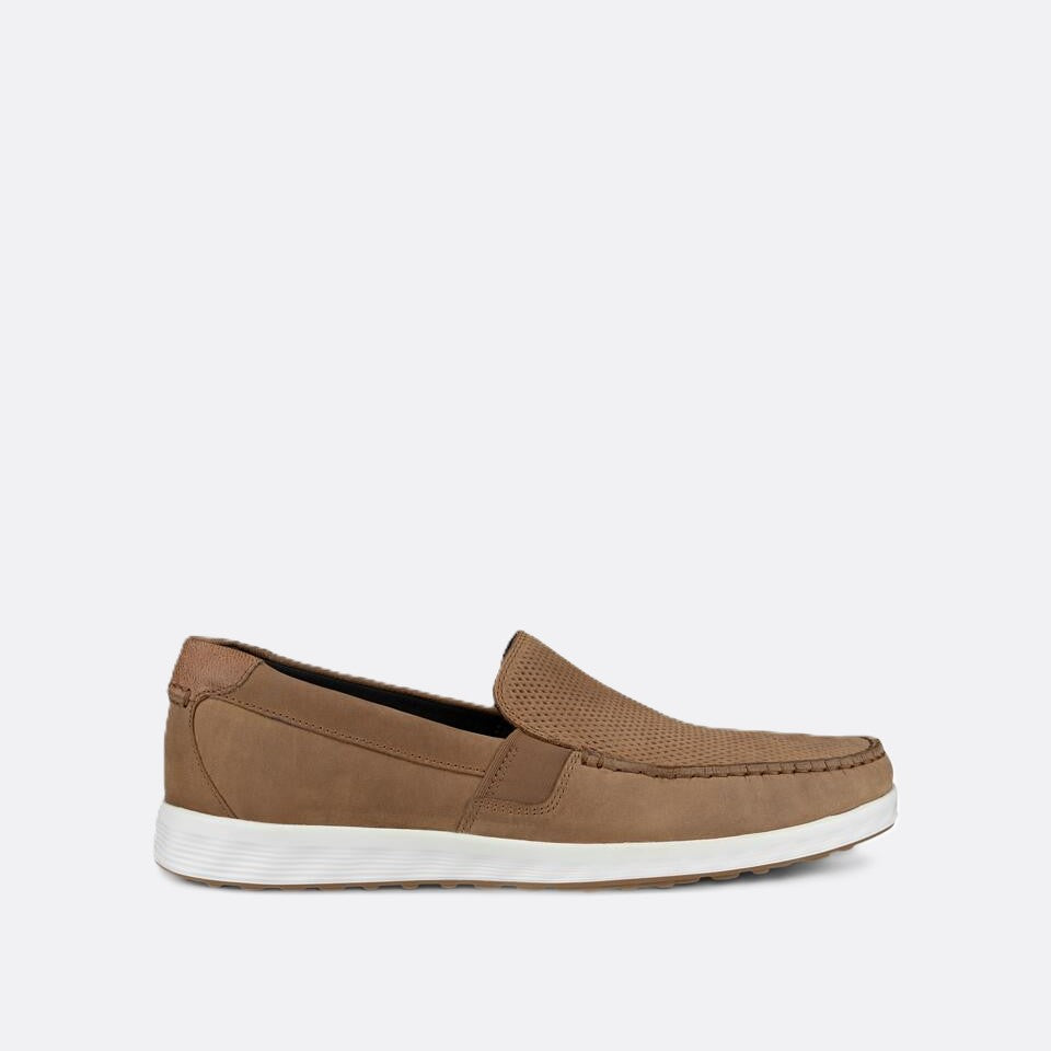 Ecco S Lite Moc Men's Leather Camel Moccasin