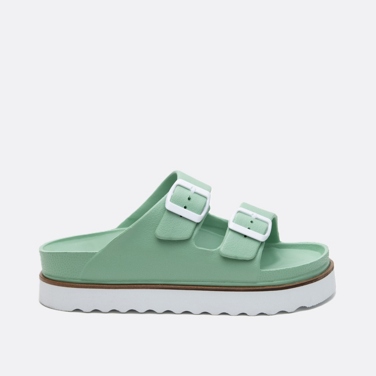 Ateneo Zoe Eva Green Menta Platform Slide