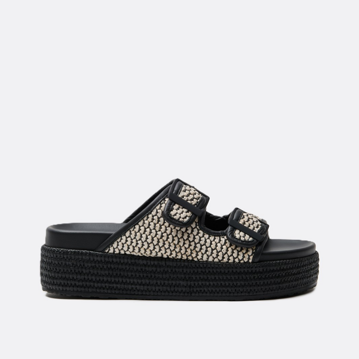 Ateneo Ophelia Platform Black Slide