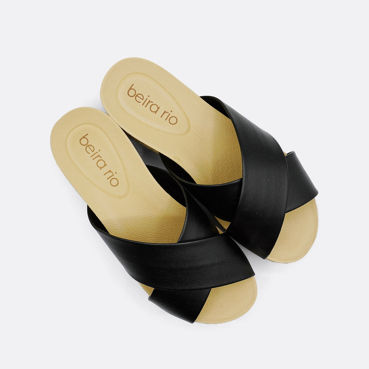 Beira Rio Bonni Black Slide