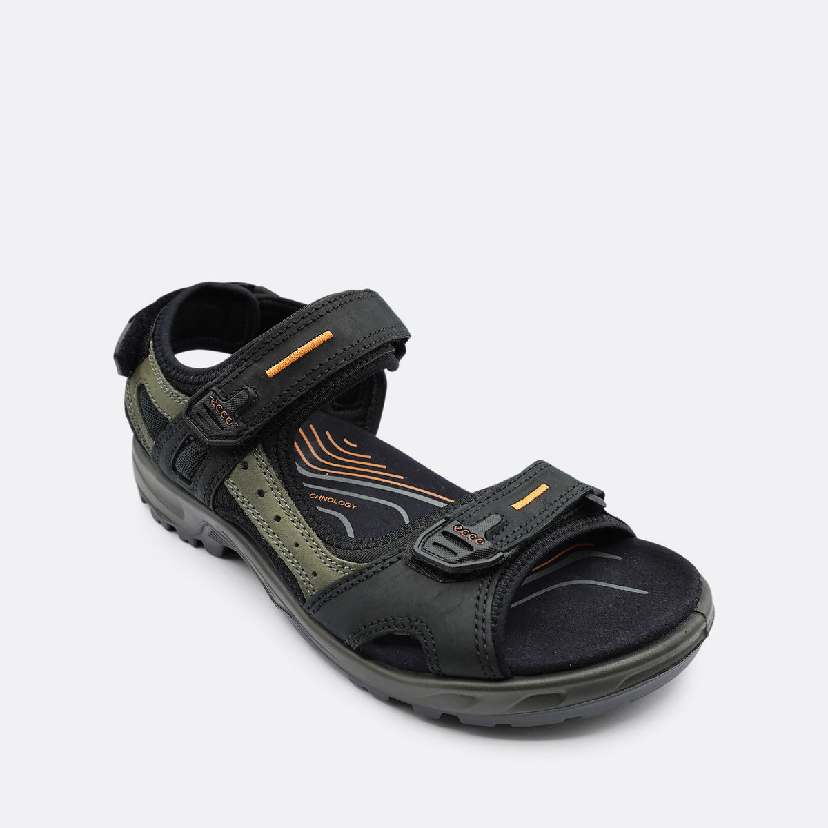 Ecco Men's Offroad Black Sandal