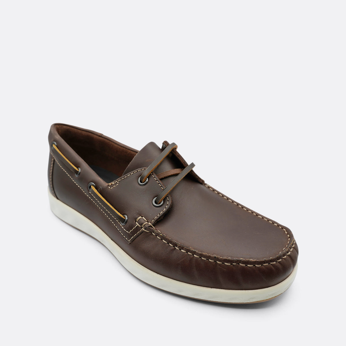 Ecco S Lite Moc Bison Boat Shoe