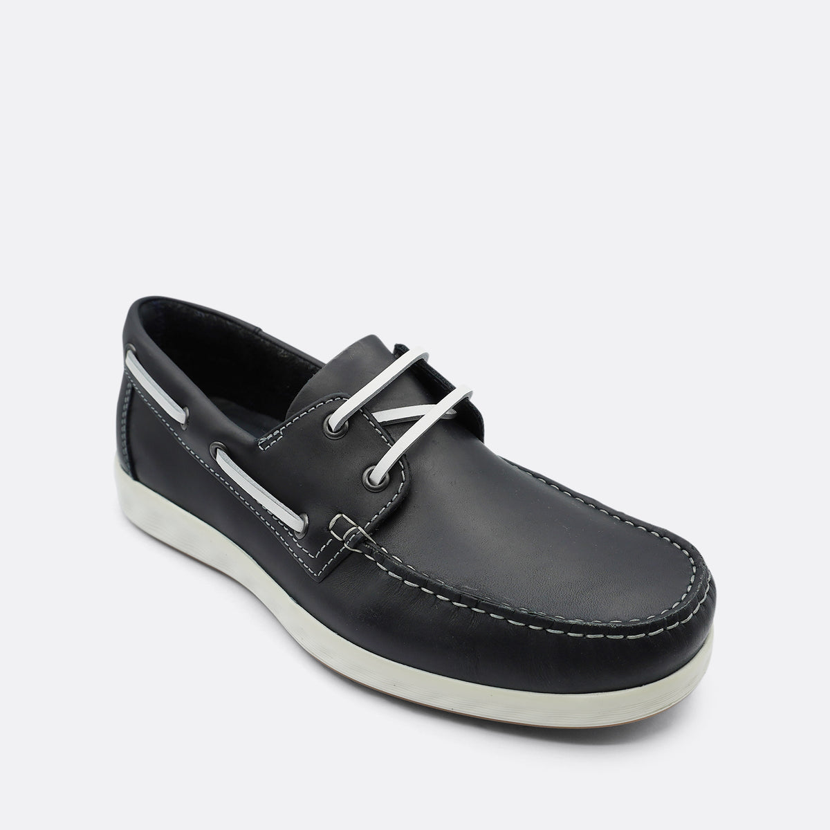 Ecco S Lite Moc Navy Boat Shoe