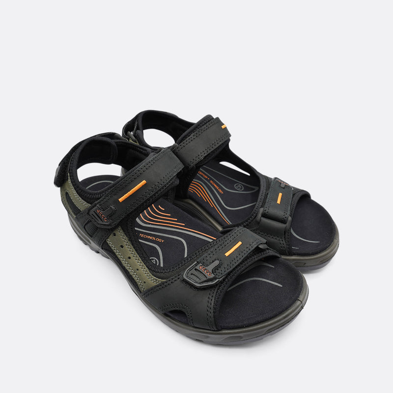 Ecco Men's Offroad Black Sandal