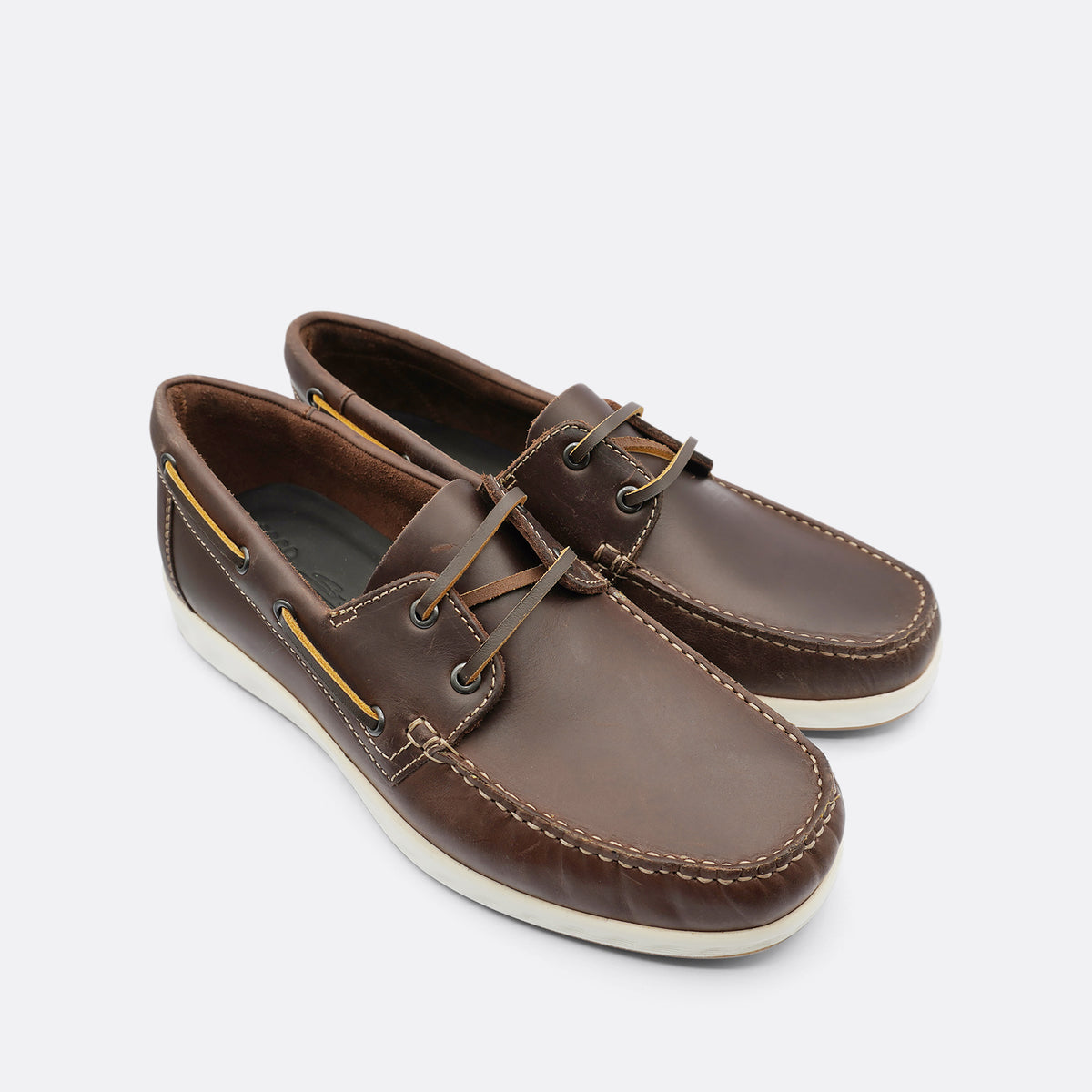 Ecco S Lite Moc Bison Boat Shoe