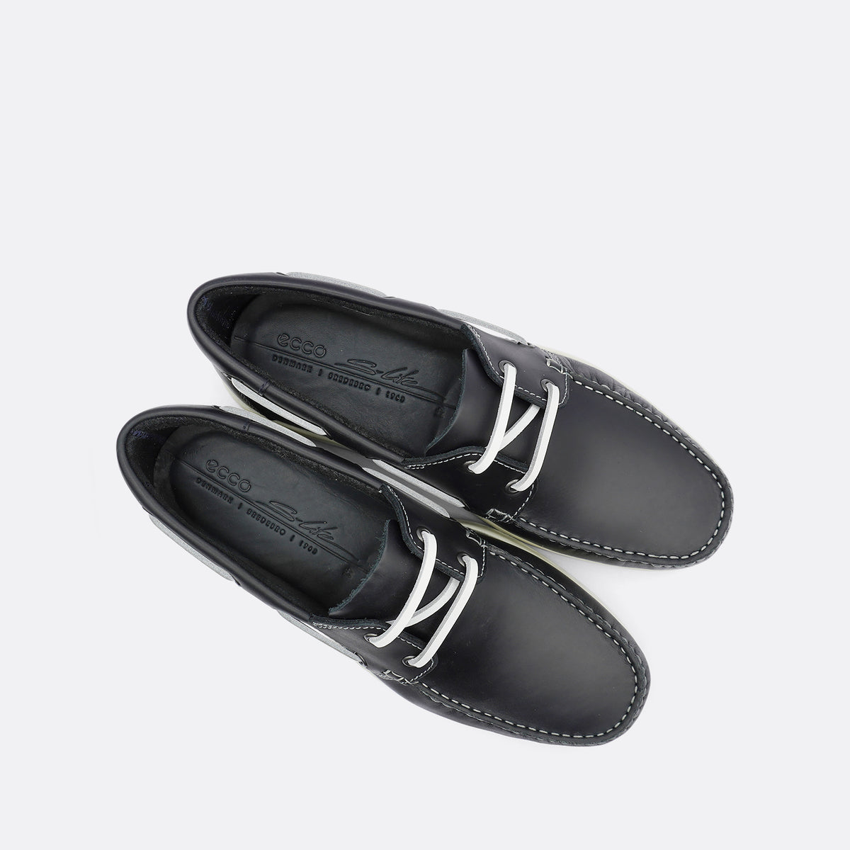 Ecco S Lite Moc Navy Boat Shoe