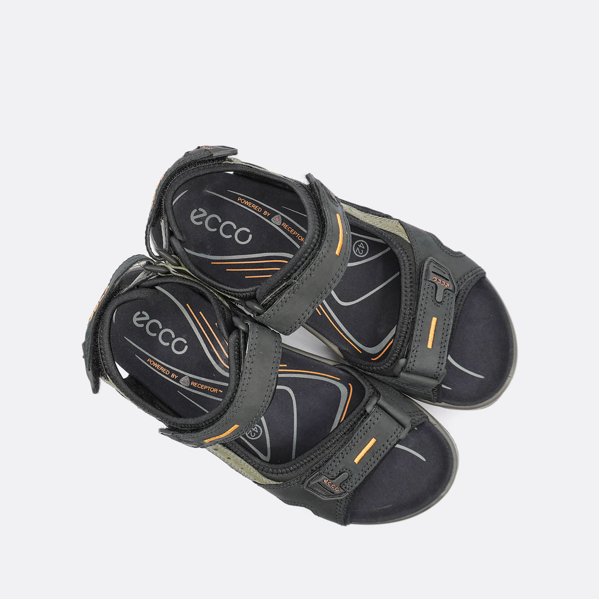 Ecco Men's Offroad Black Sandal