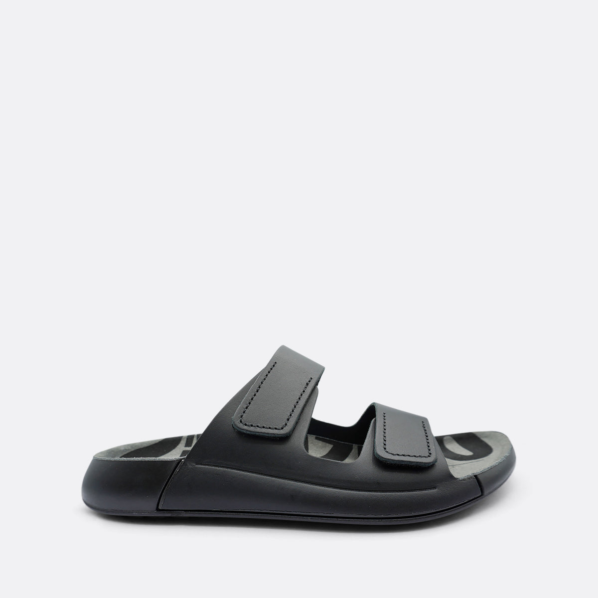 Ecco Cozmo 2 Strap Mens Black Slide