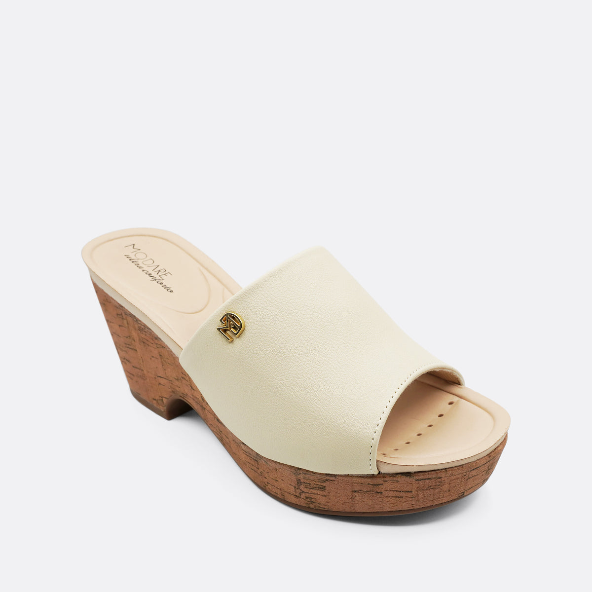 Modare Mandy Cream Natural Heel