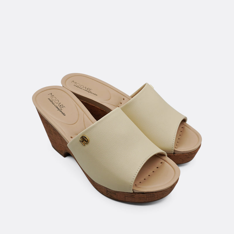 Modare Mandy Cream Natural Heel