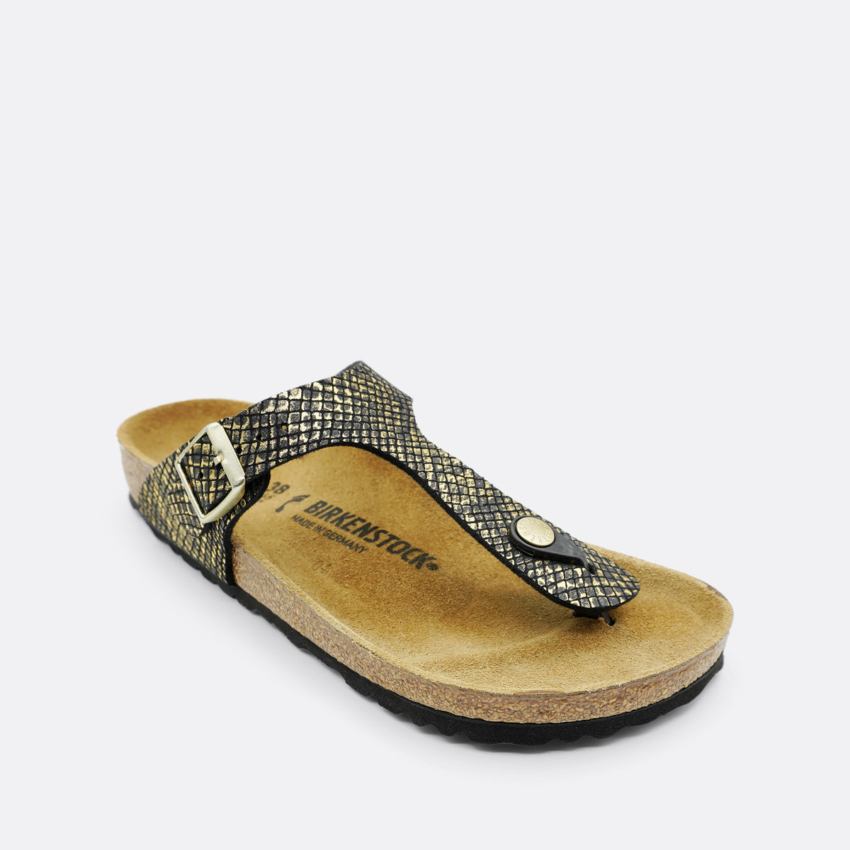 Birkenstock Gizeh Narrow Python Black