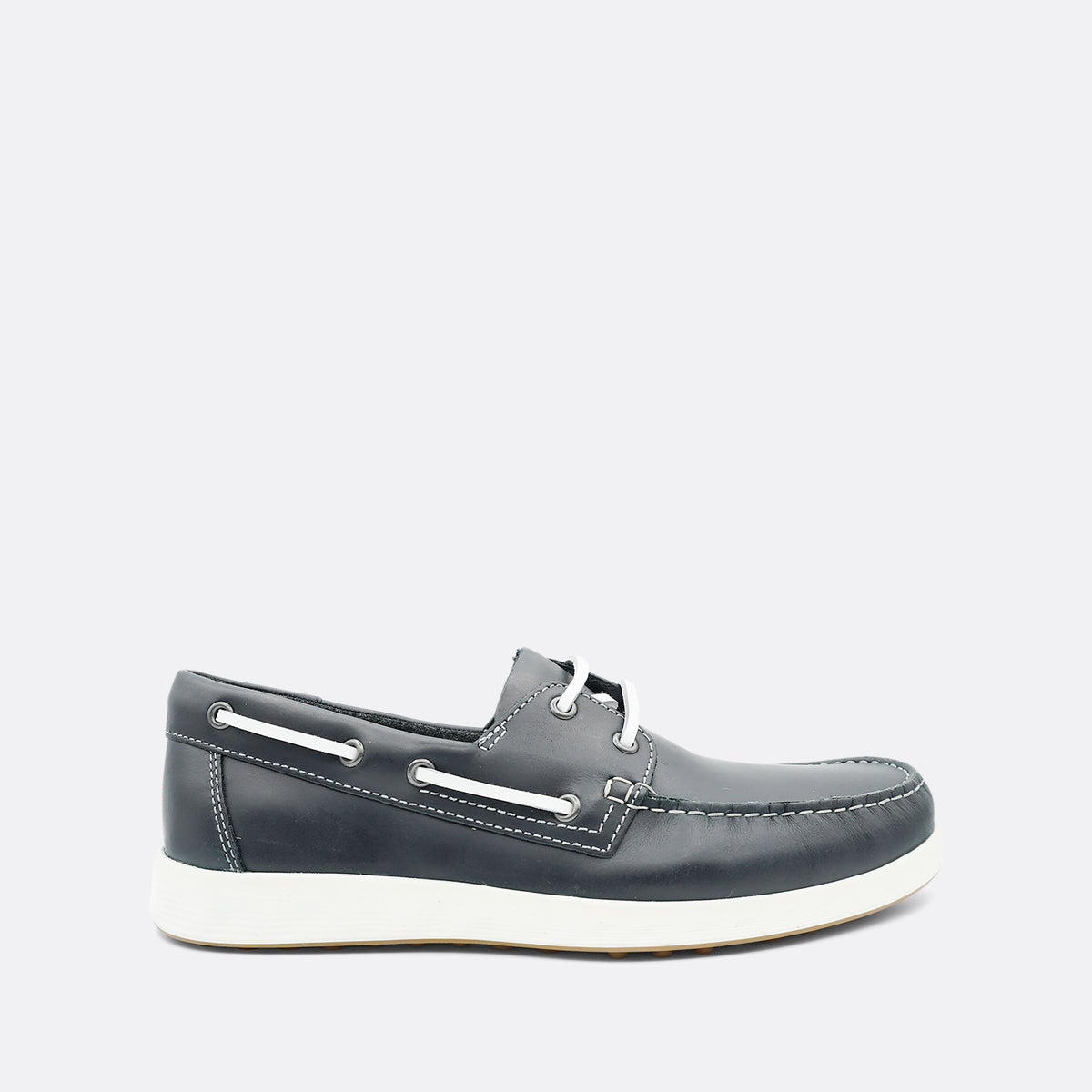 Ecco S Lite Moc Navy Boat Shoe