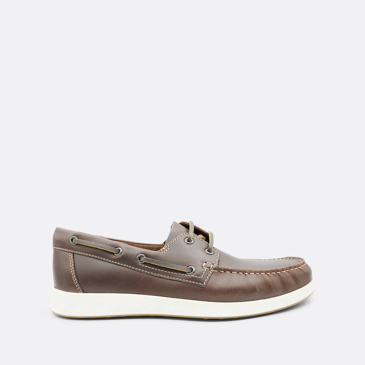 Ecco S Lite Moc Bison Boat Shoe