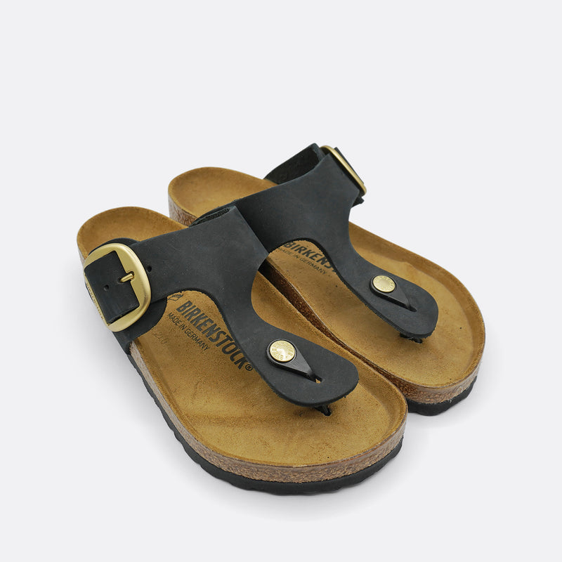 Birkenstock Gizeh Big Buckle Nubuck Black