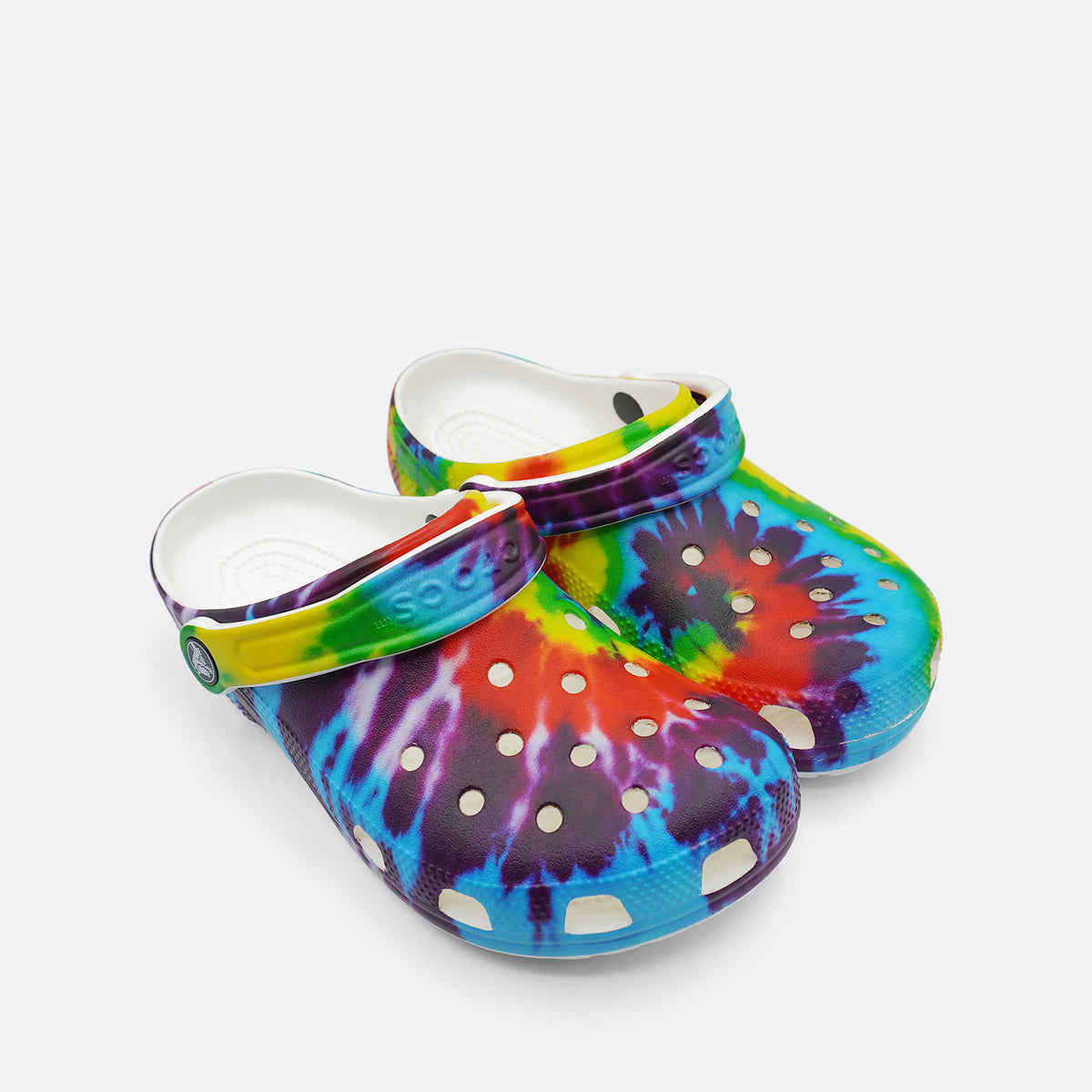 Crocs Tie Dye White