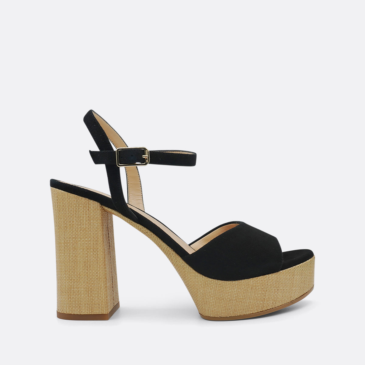 Unisa Valdes Black Leather Heel