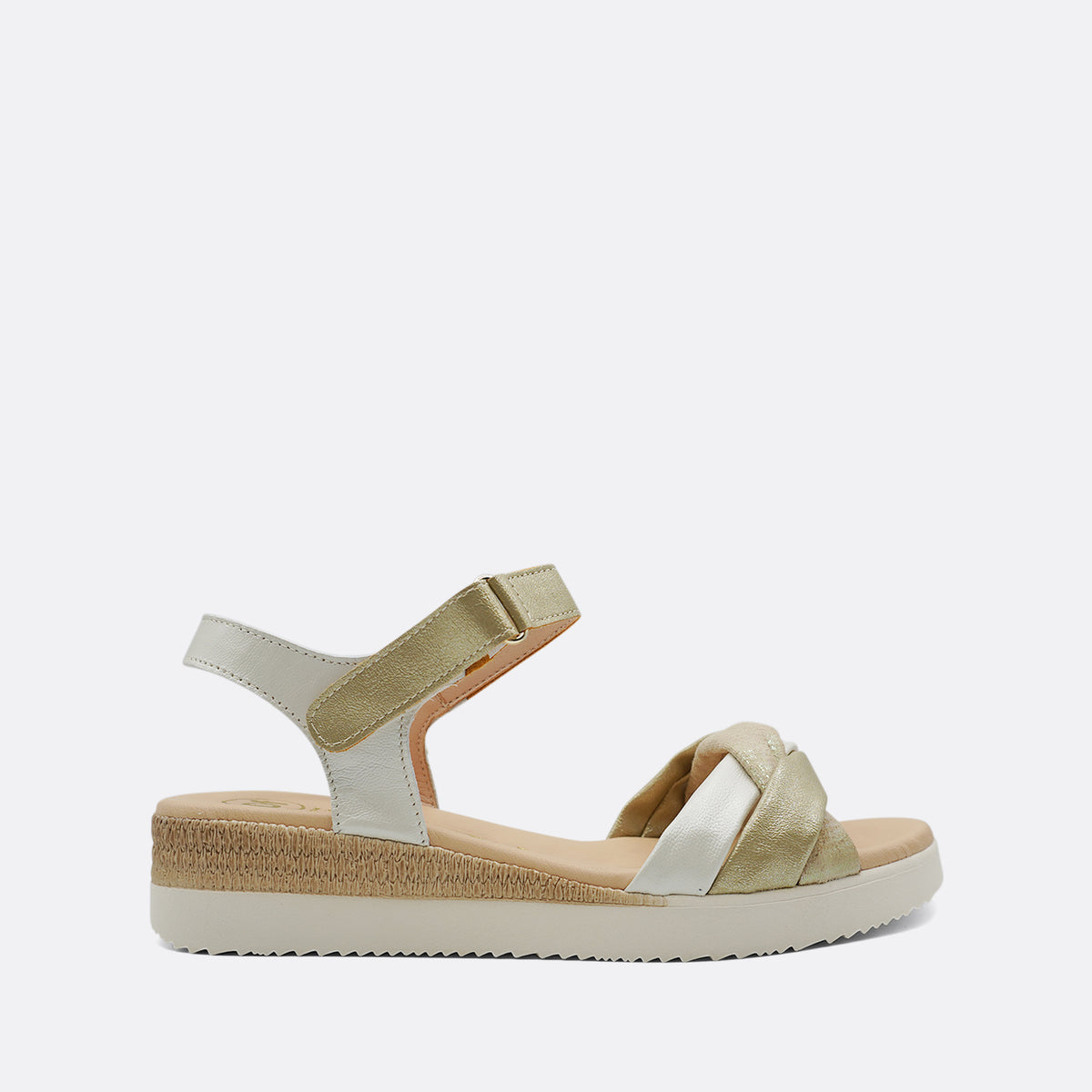 Descanflex Lucia Platino Gold Sandal