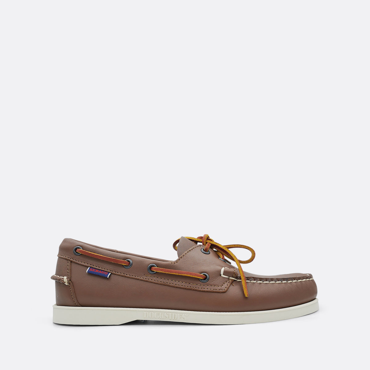 Sebago Dockside Portland Brown Leather Boat Shoe