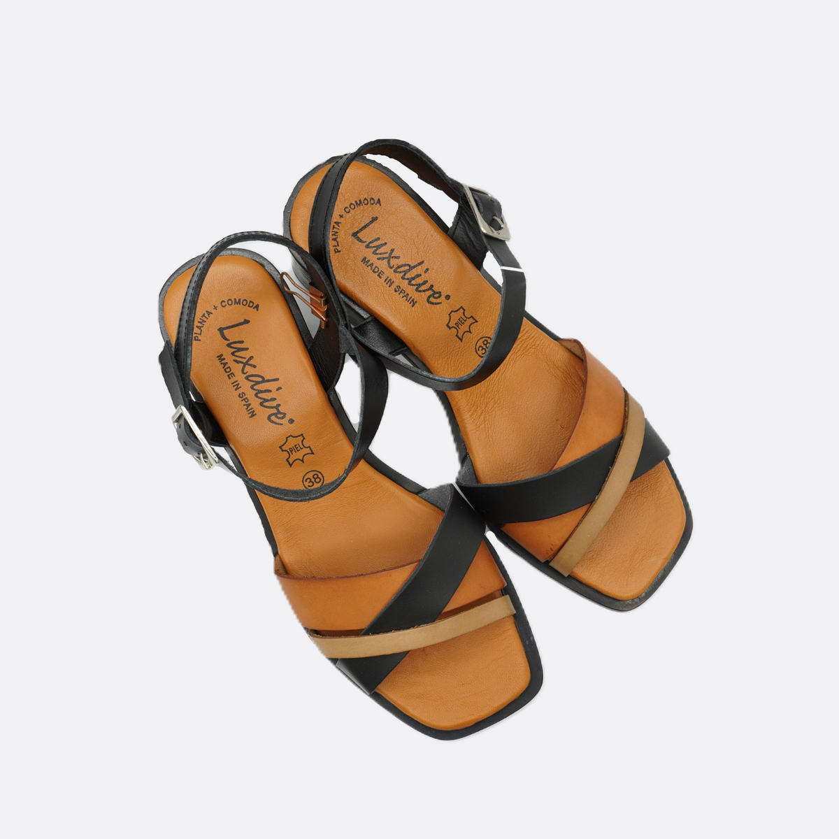 Luxdive Verona Leather Black Heel - Premium Footwear Port Douglas