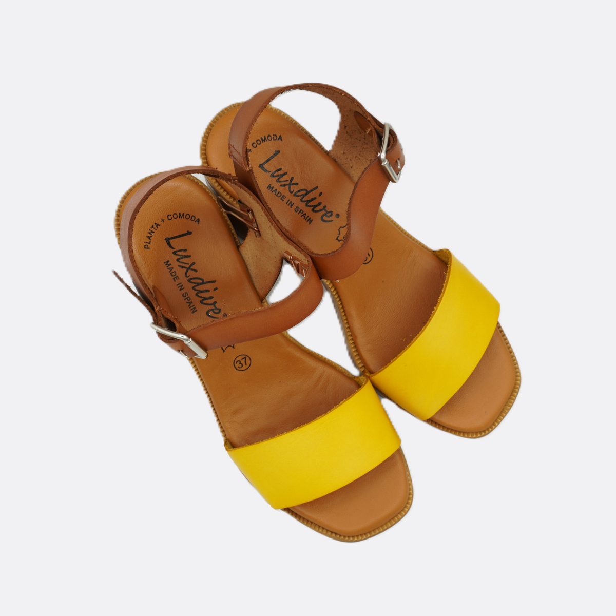 Luxdive Venezia Leather Cuogia Yellow Heel - Premium Footwear Port Douglas