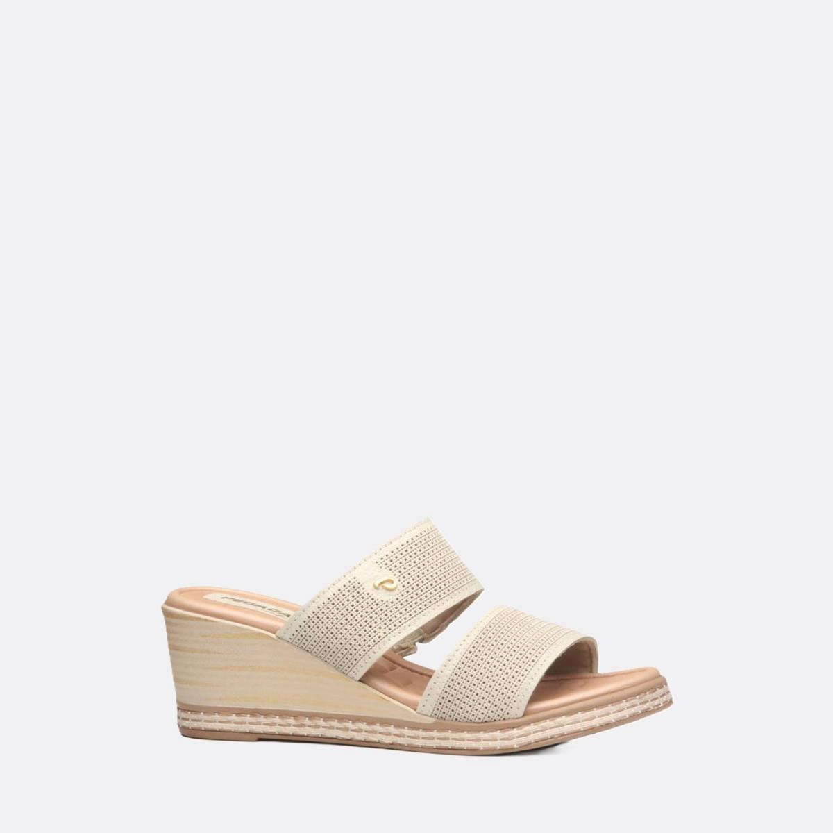 Pegada Beatriz Women's Linho Beige Wedge