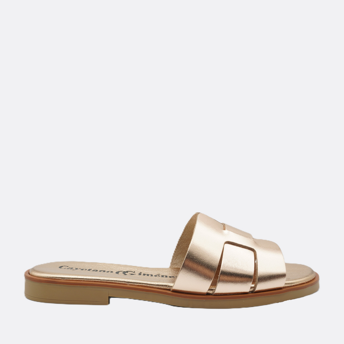 Cayetano Gimenez Vaqueta Monrobia Rose Gold Slide