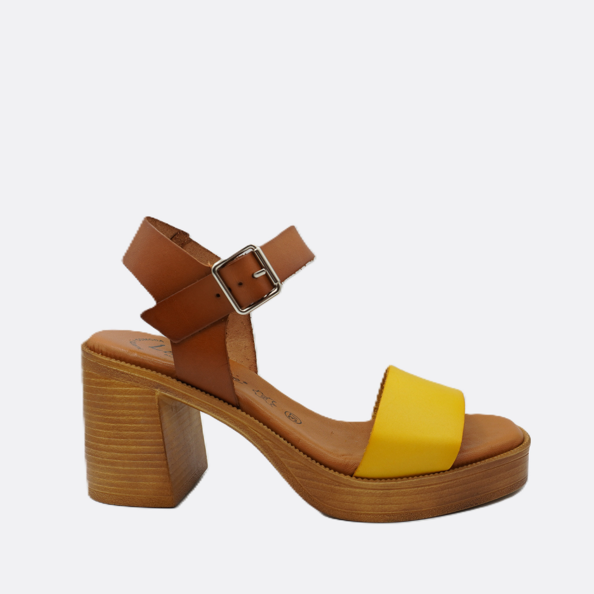 Luxdive Venezia Leather Cuogia Yellow Heel - Premium Footwear Port Douglas
