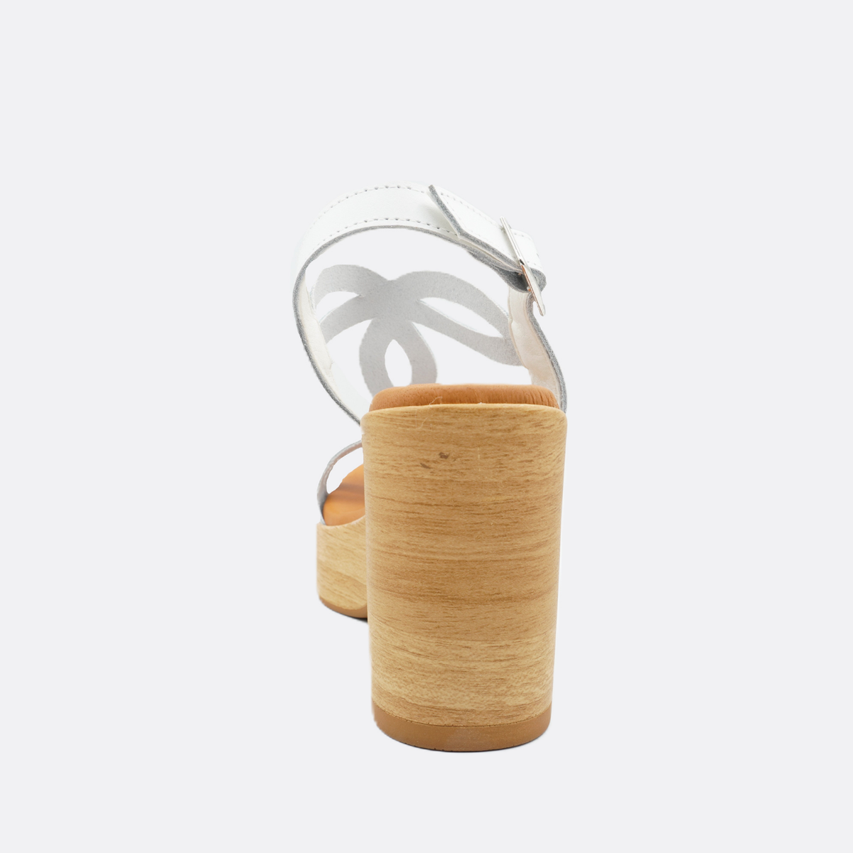 Luxdive Licata Leather White Heel - Premium Footwear Port Douglas