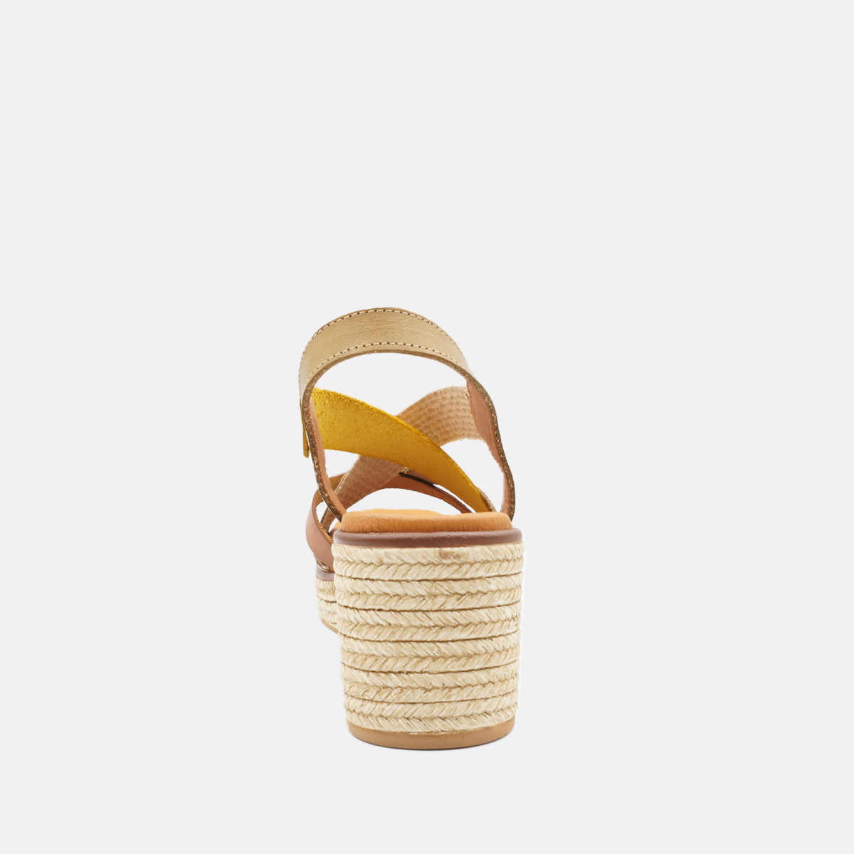 Luxdive Scoplello Leather Tergia Yellow Wedge Heel - Premium Footwear Port Douglas