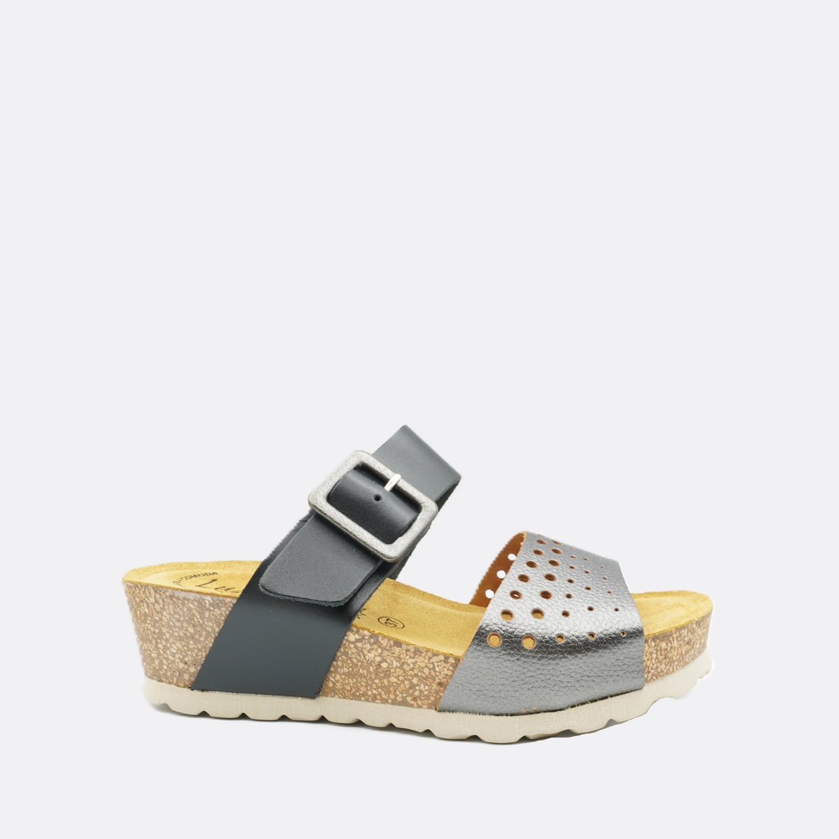 Luxdive Messina Nernic Black Wedge Slide - Premium Footwear Port Douglas