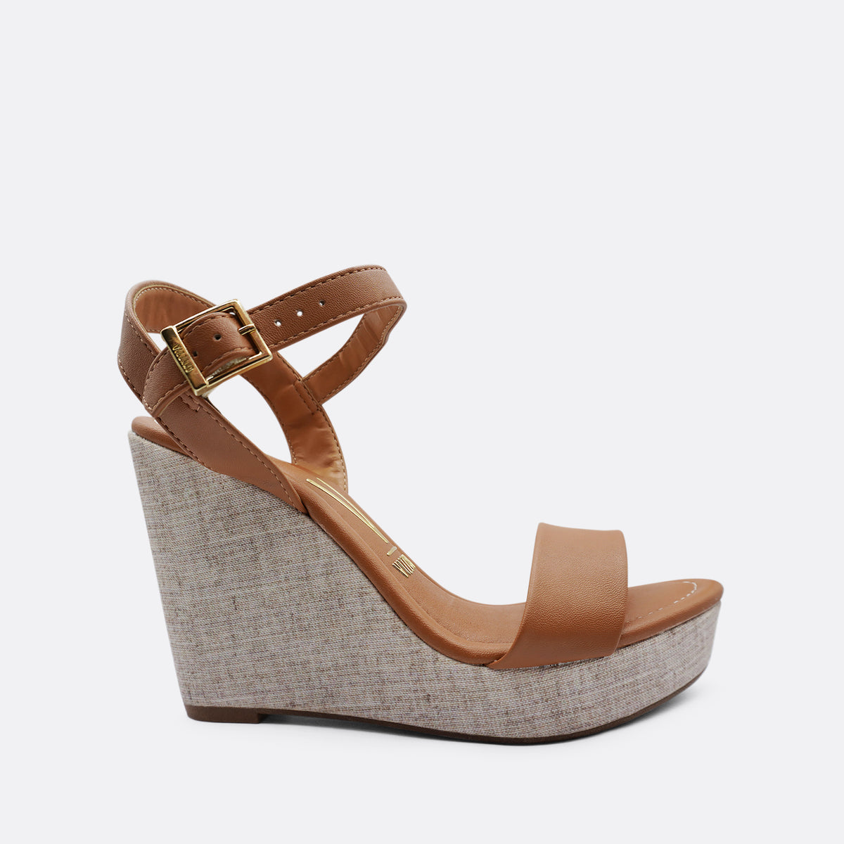 Vizzano Vera Wedge Heel Camel