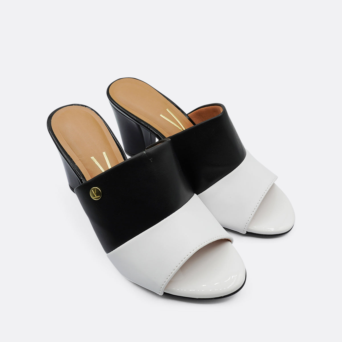 Vizzano Veronica Heel White/Black