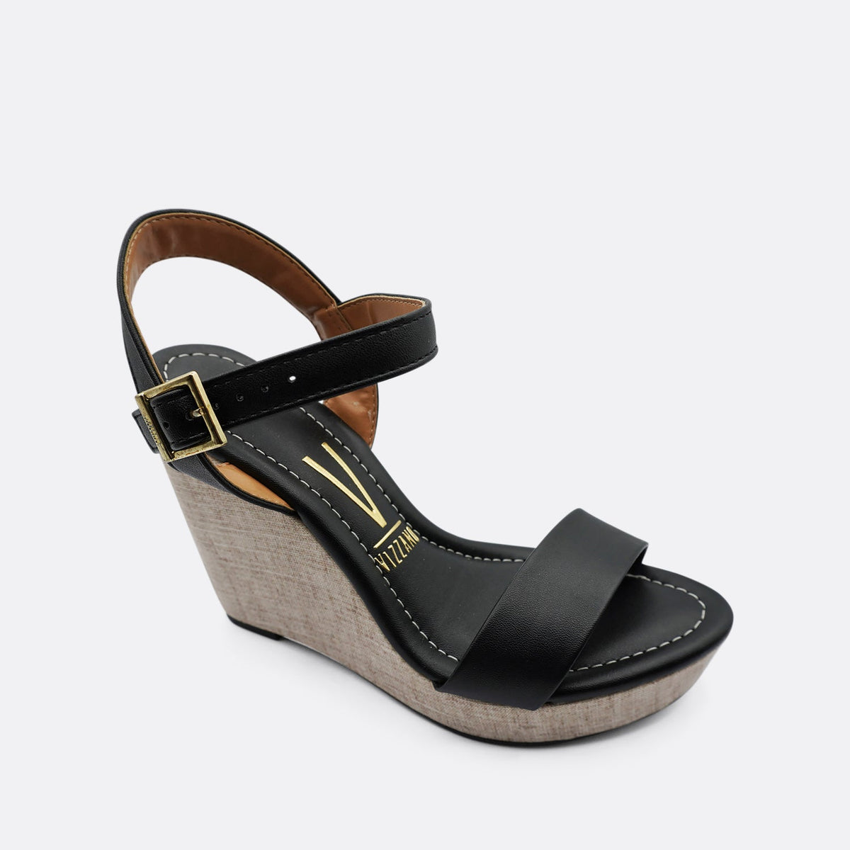 Vizzano Vera Wedge Heel Black