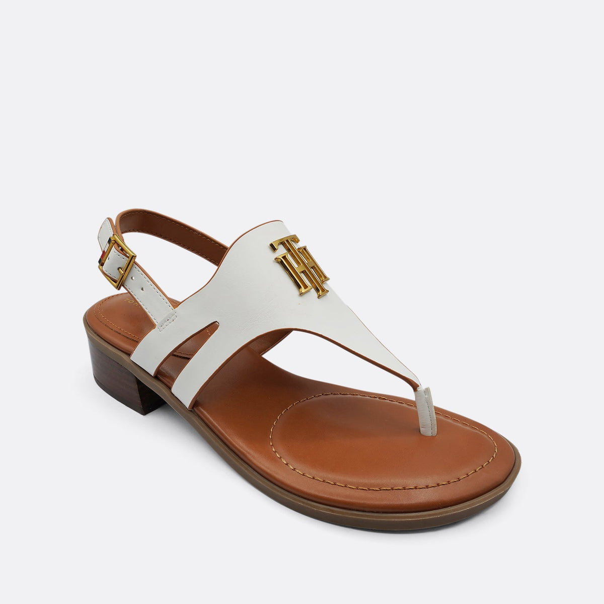 Tommy Hilfiger Ezma White Heel Sandal