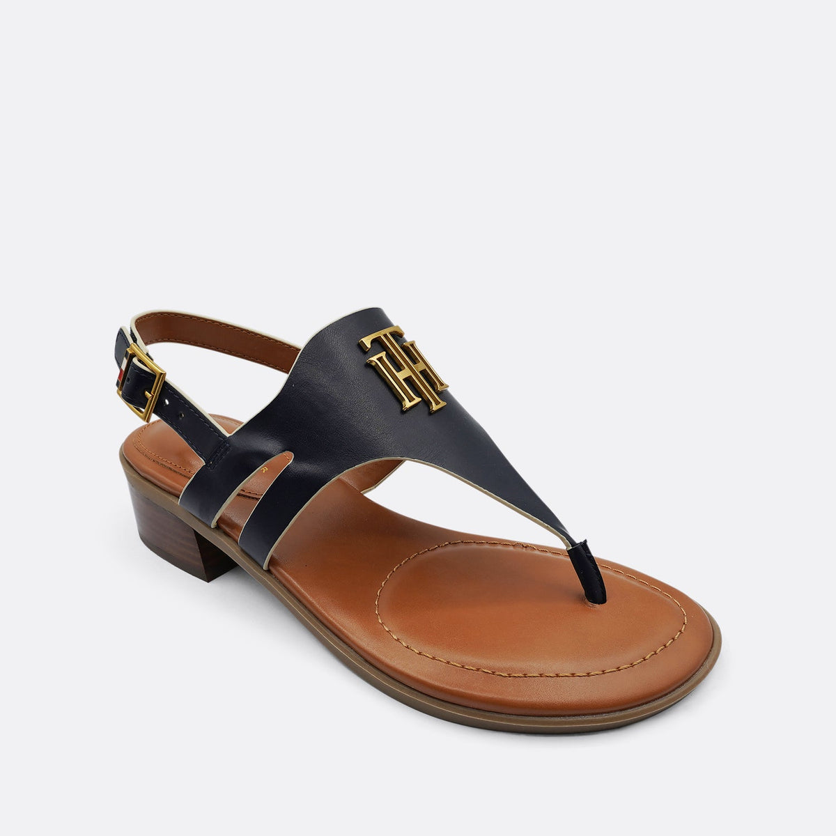 Tommy Hilfiger Ezma Navy Sandal Heel