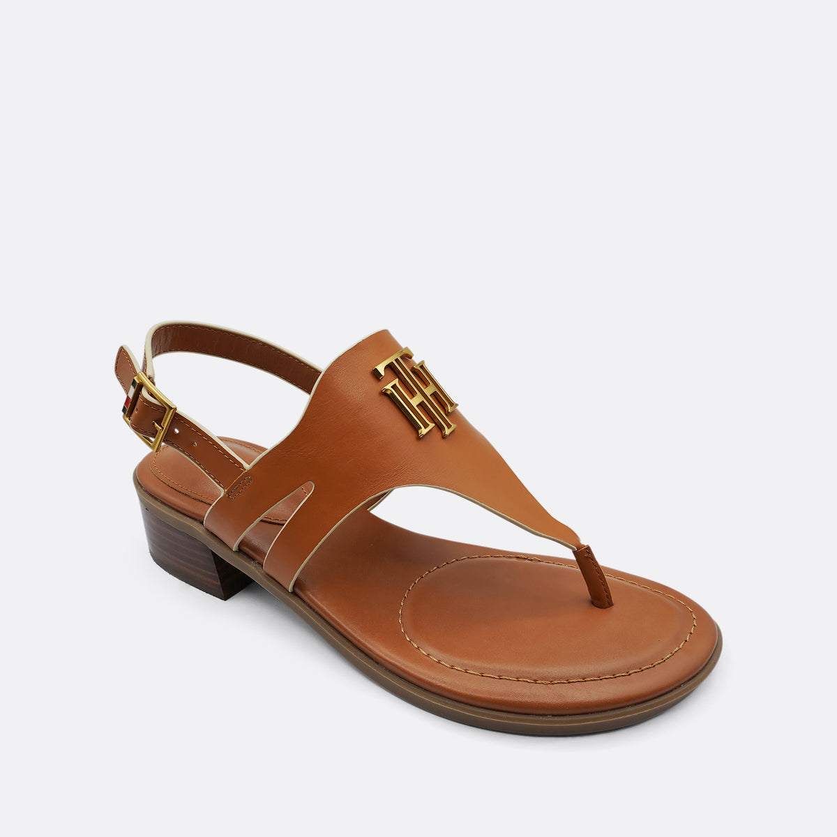 Tommy Hilfiger Ezma Brown Sandal Heel