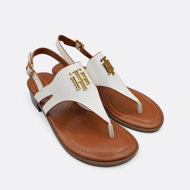 Tommy Hilfiger Ezma White Heel Sandal