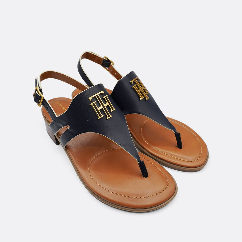 Tommy Hilfiger Ezma Navy Sandal Heel