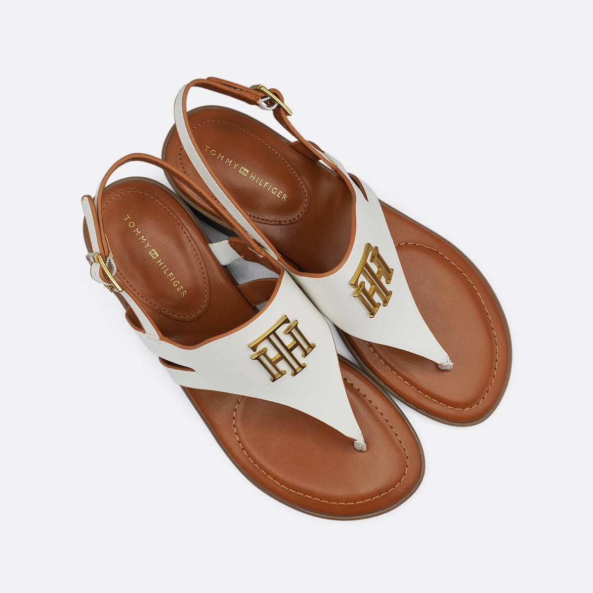 Tommy Hilfiger Ezma White Heel Sandal