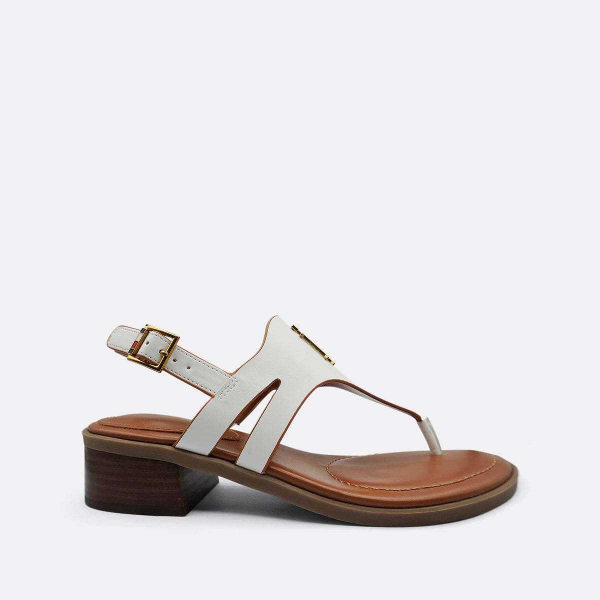 Tommy Hilfiger Ezma White Heel Sandal