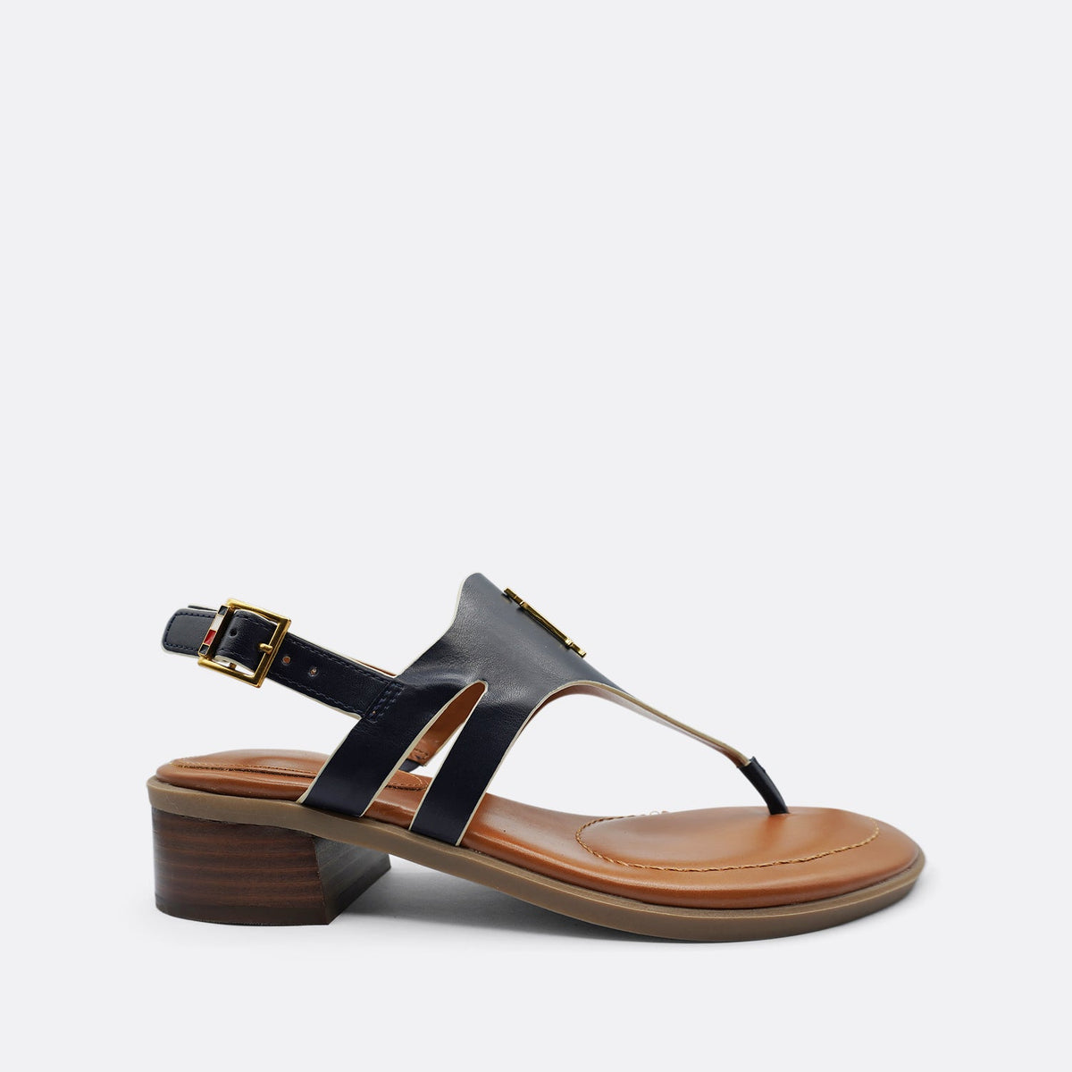 Tommy Hilfiger Ezma Navy Sandal Heel