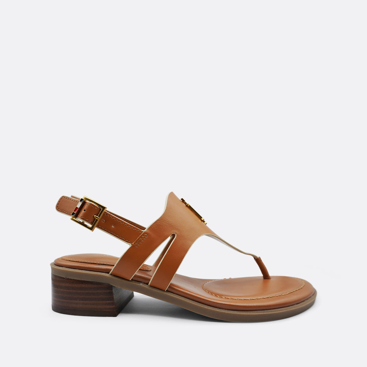 Tommy Hilfiger Ezma Brown Sandal Heel