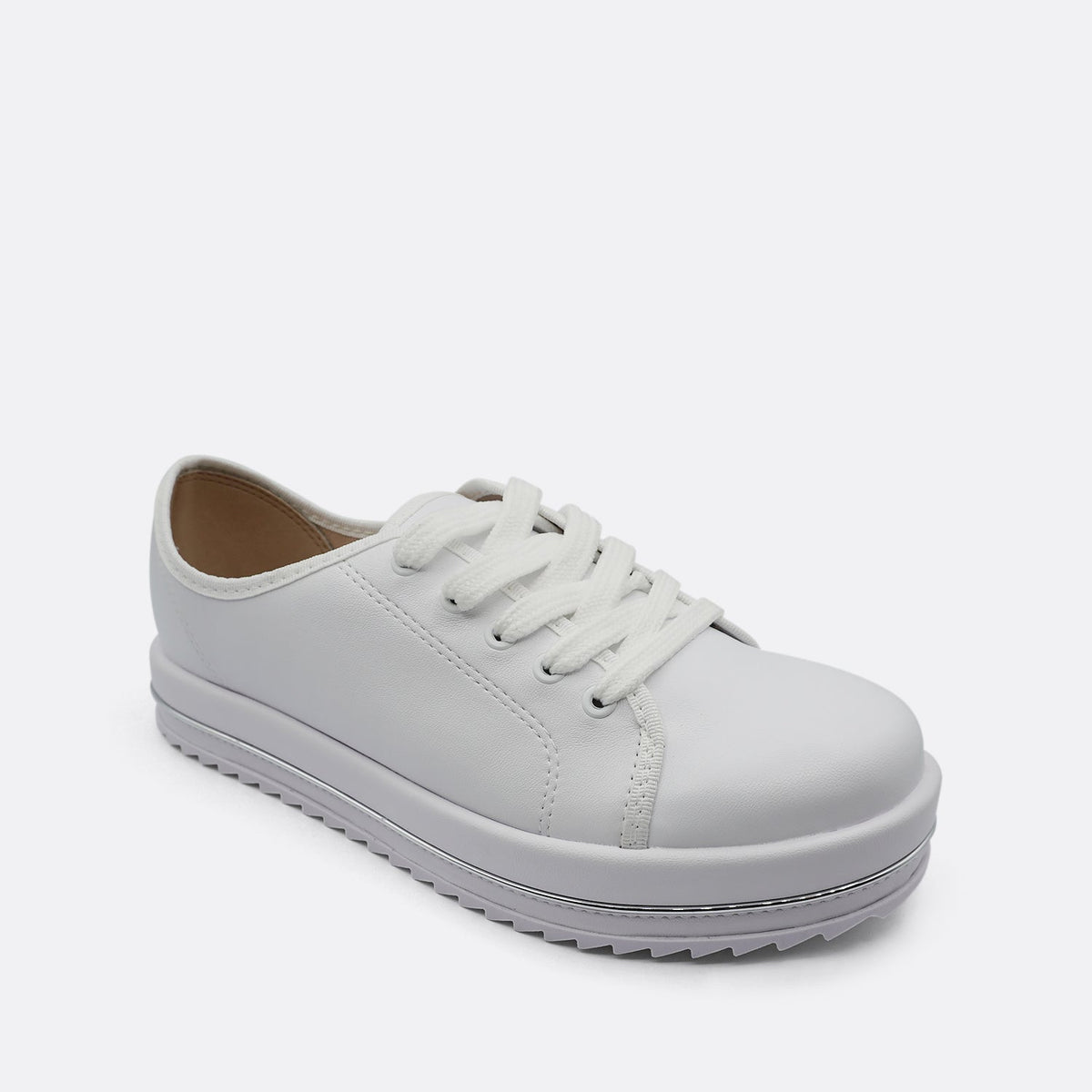 Beira Rio Napa Turim Shoe White Sneaker