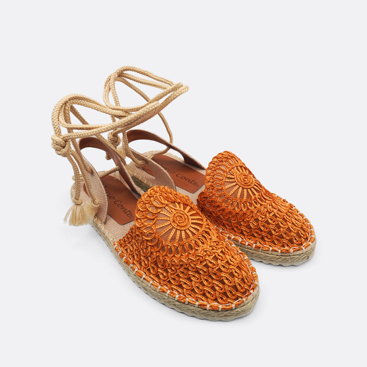 Valerio Conte Carlota 092 Orange Sandal