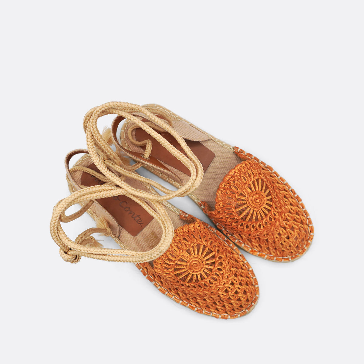 Valerio Conte Carlota 092 Orange Sandal