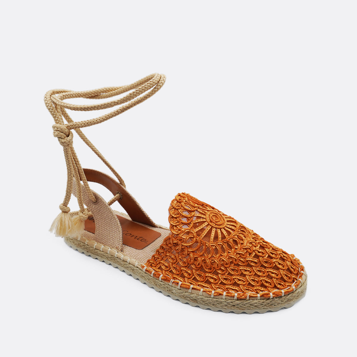 Valerio Conte Carlota 092 Orange Sandal