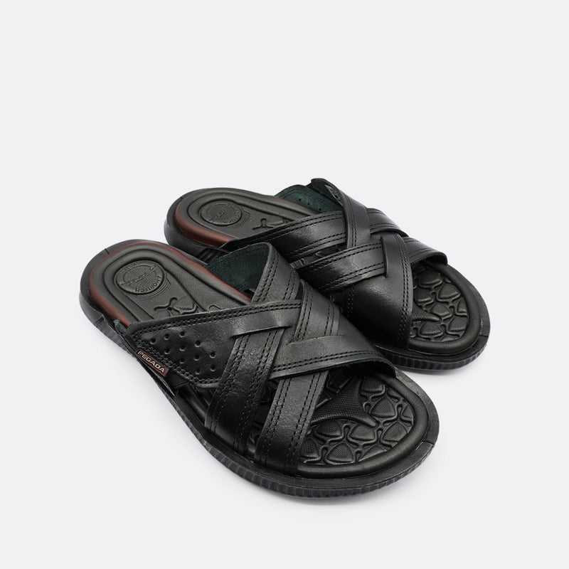 Pegada Manaus Black Men's Slide