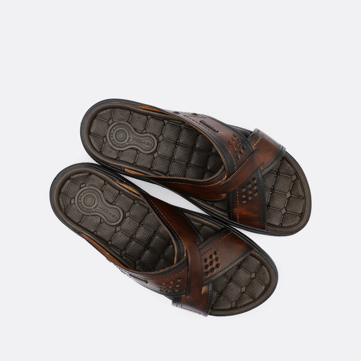 Pegada Rio DJ Brown Men's Slide