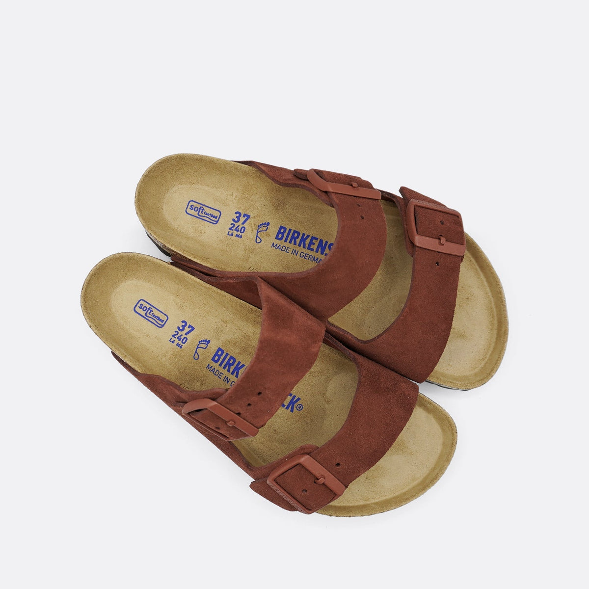 Birkenstock Arizona Suede Leather Chocolate