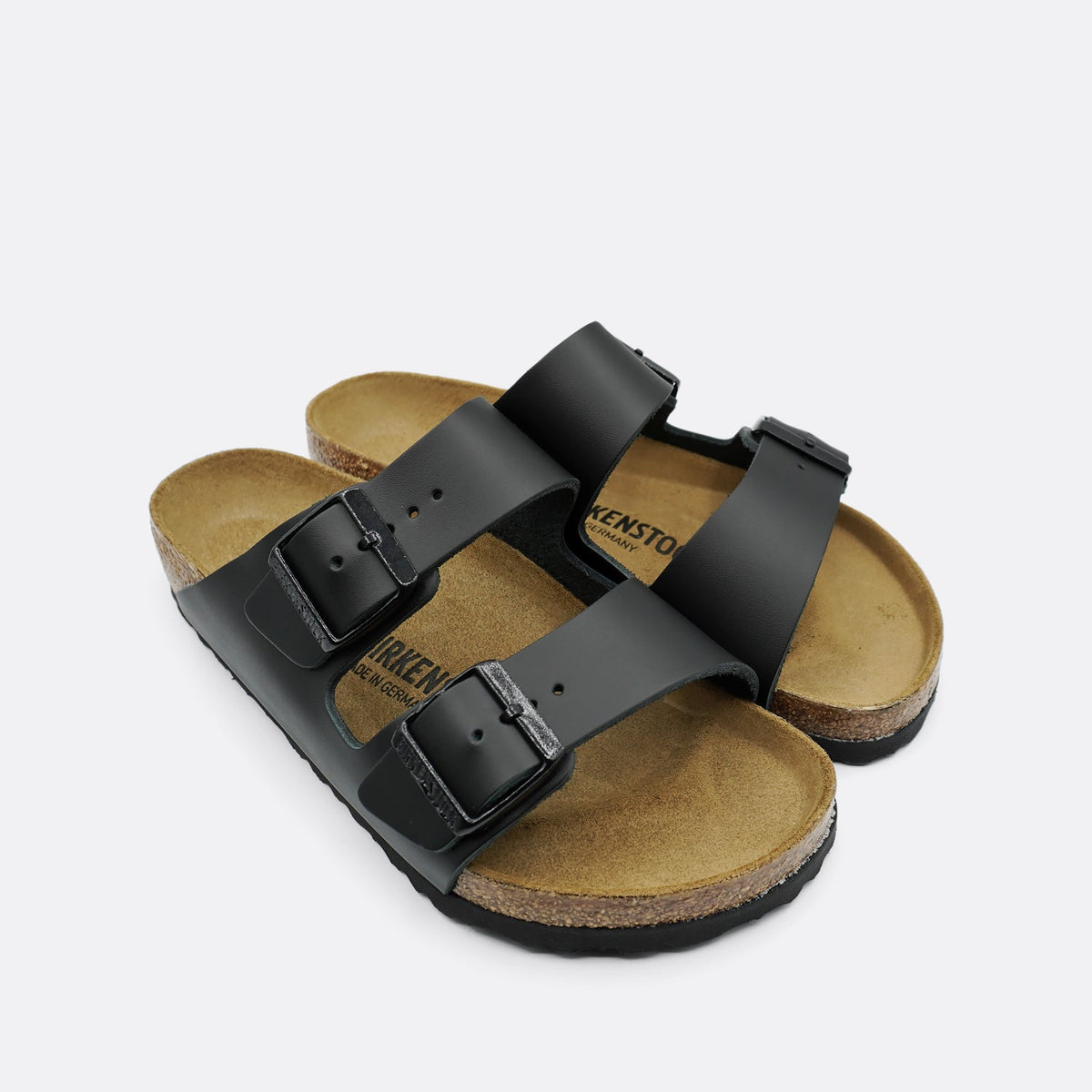 Birkenstock Arizona Natural Smooth Leather Black